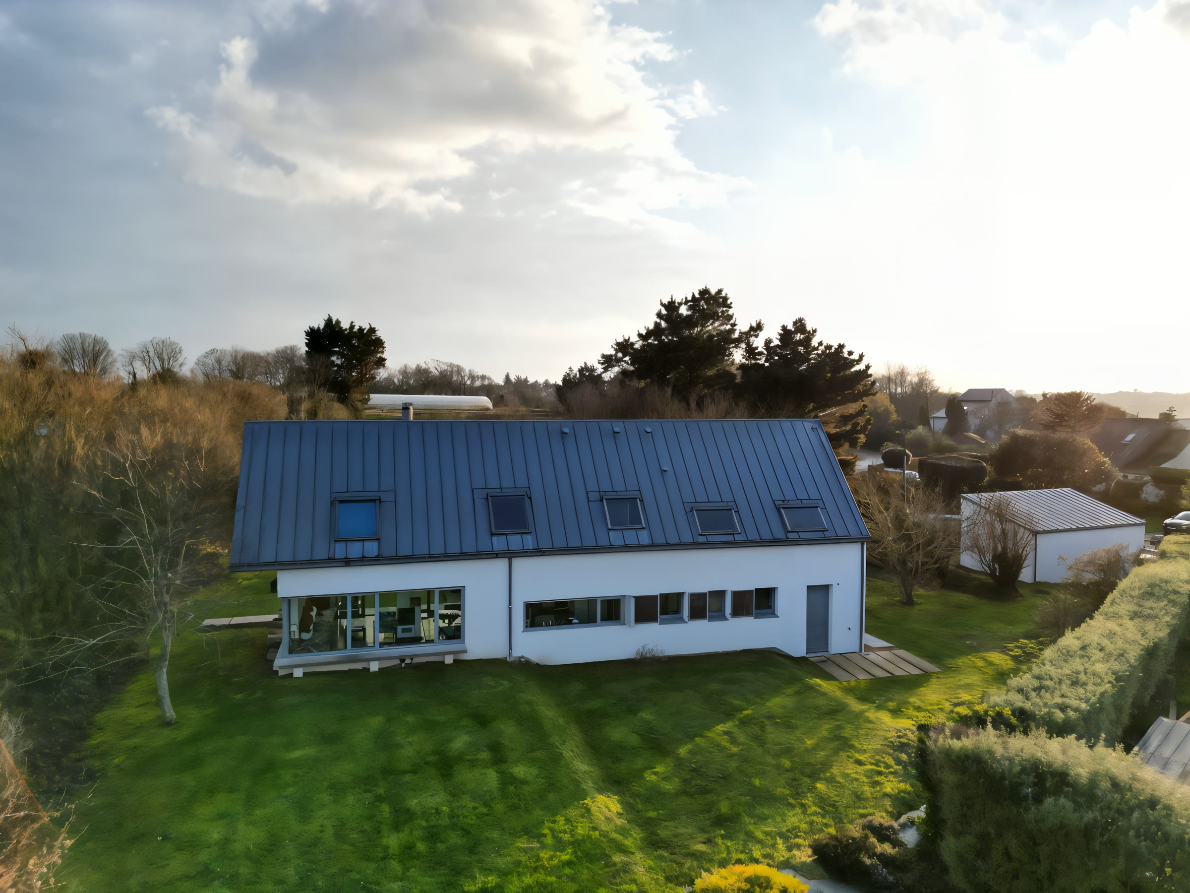 La maison côté jardin